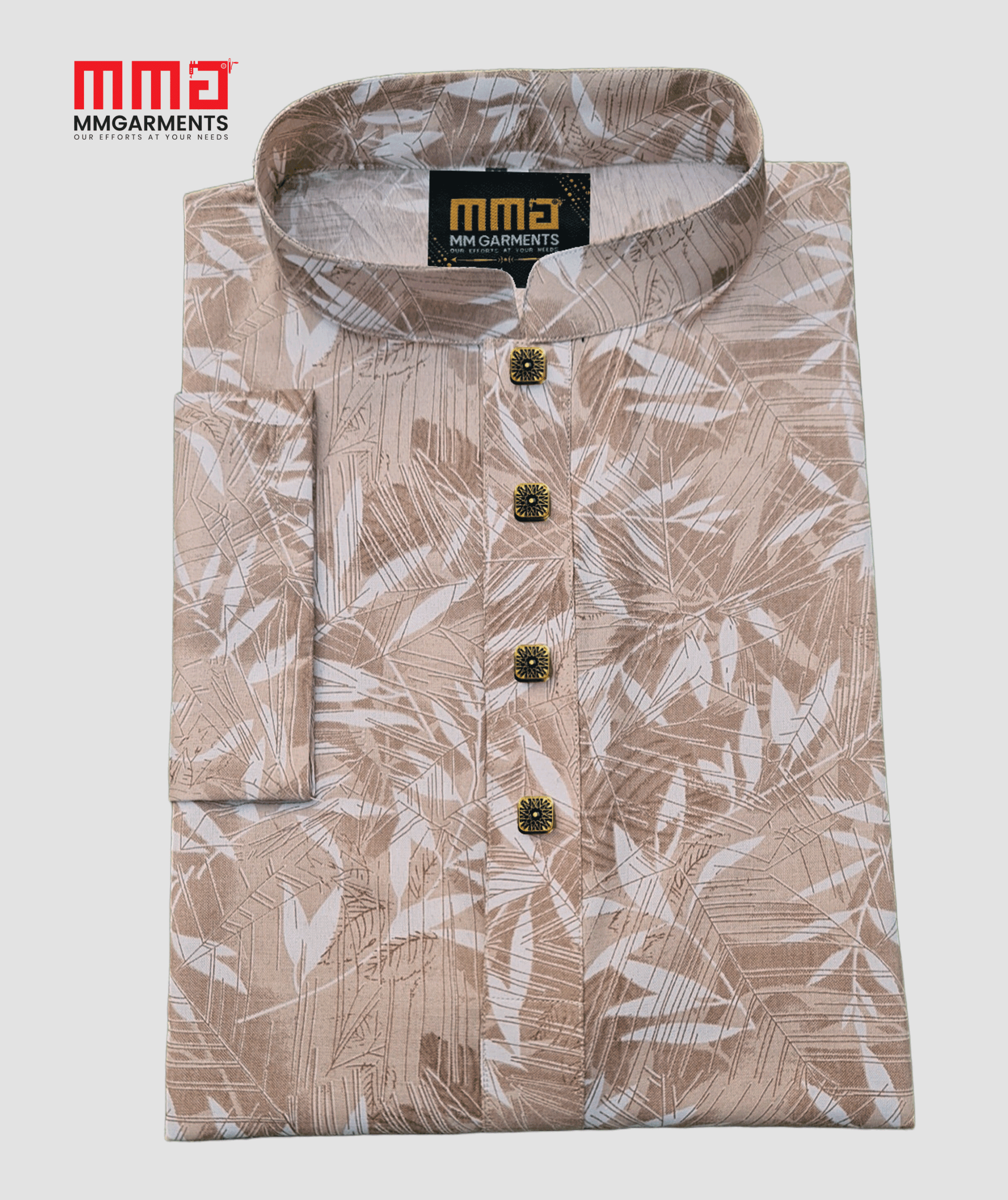 Printed Cotton Panjabi - Image 2