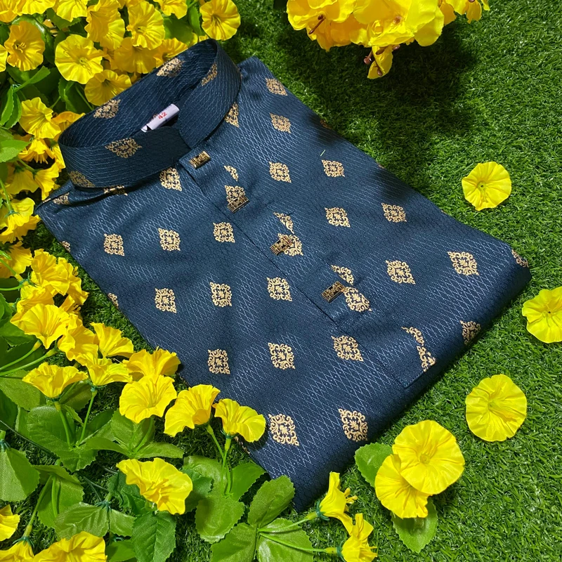 Afsan Print - sea green - Image 3