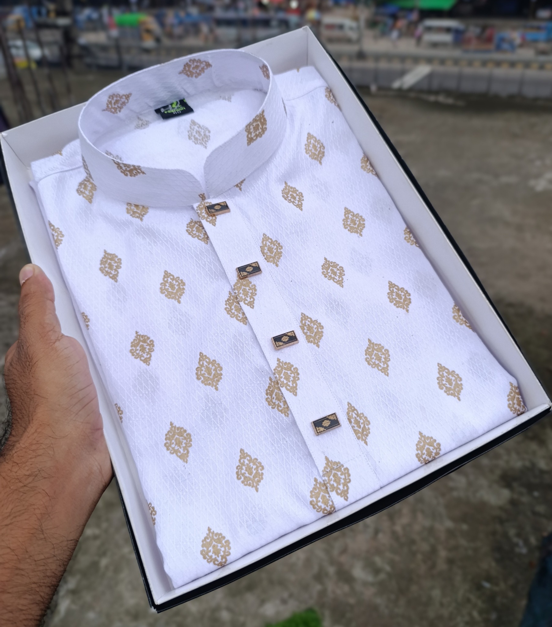 Afsan Print - WHITE - Image 7