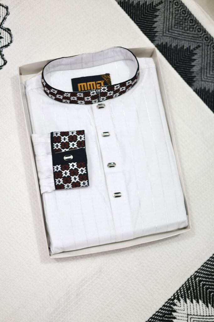 হোয়াইট এম্ব্রোডারি পাঞ্জাবী